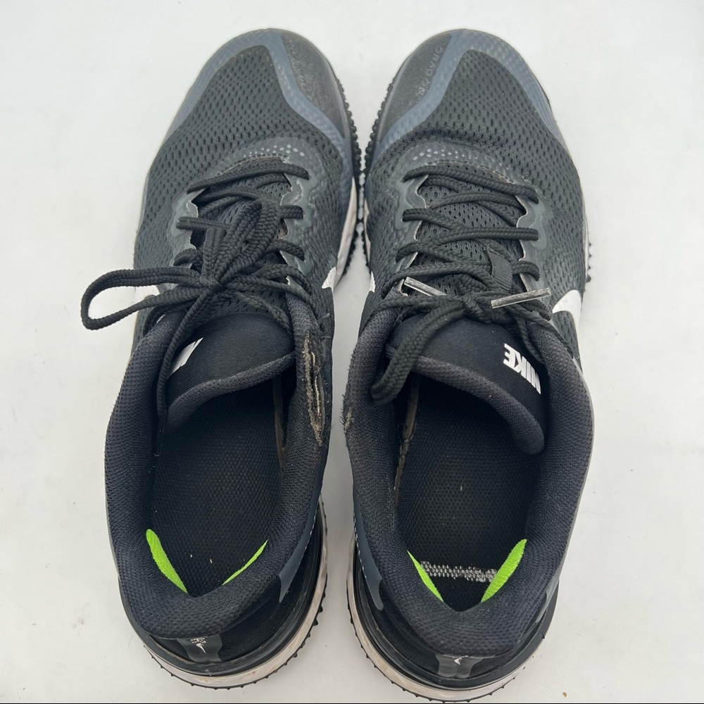 Nike Alpha Men’s Size 12 Huarache Elite 3 Turf Smoke Grey Black CK0748-003. - Picture 10 of 11